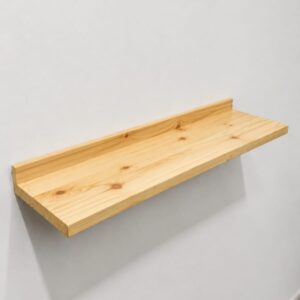 Repisa flotante 90 cm x 20 cm madera pino